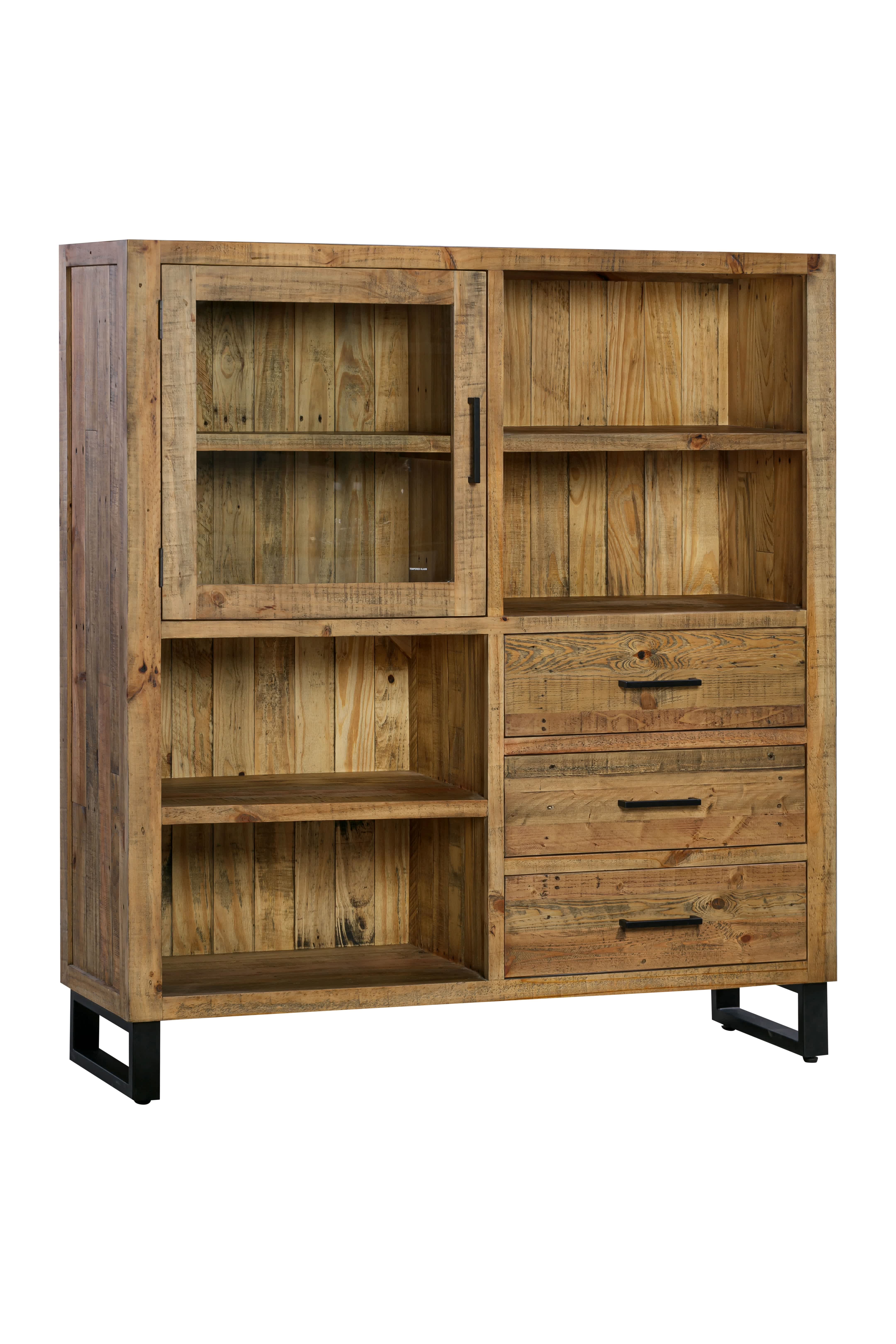 1 Door 3 Drawer Cabinet